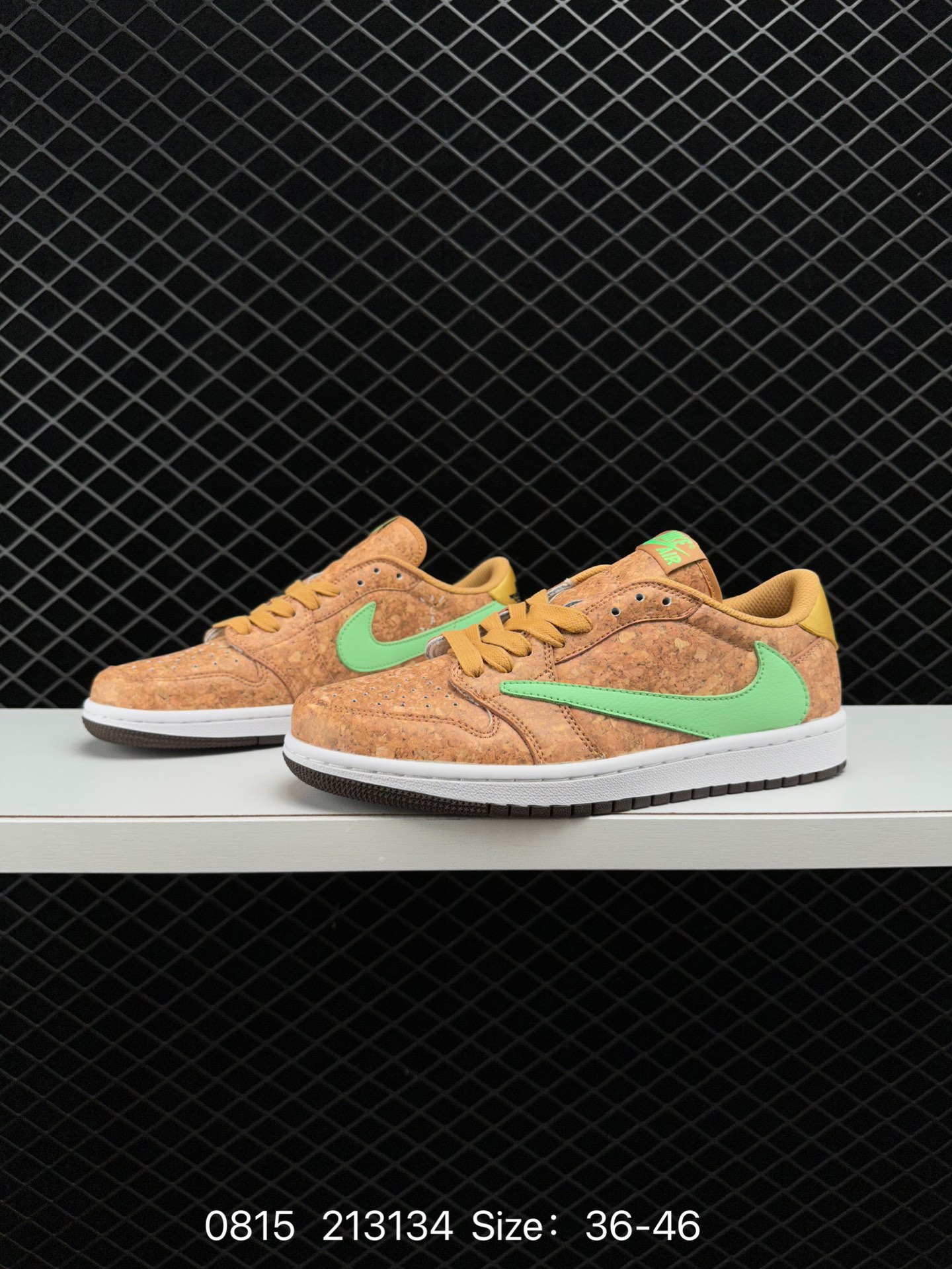 fragment design x Travis Scott x Nike Air Jordan 1 Low OG SP”Black/Green Toe“